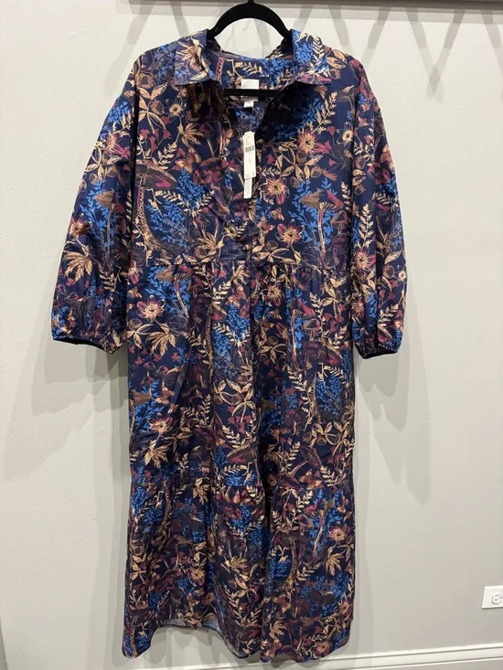 Bettina Tiered Shirtdress by Maeve NWT - Picture 2 of 4